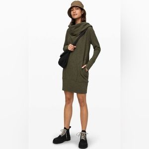 lululemon athletica Olive Long Sleeve Dress